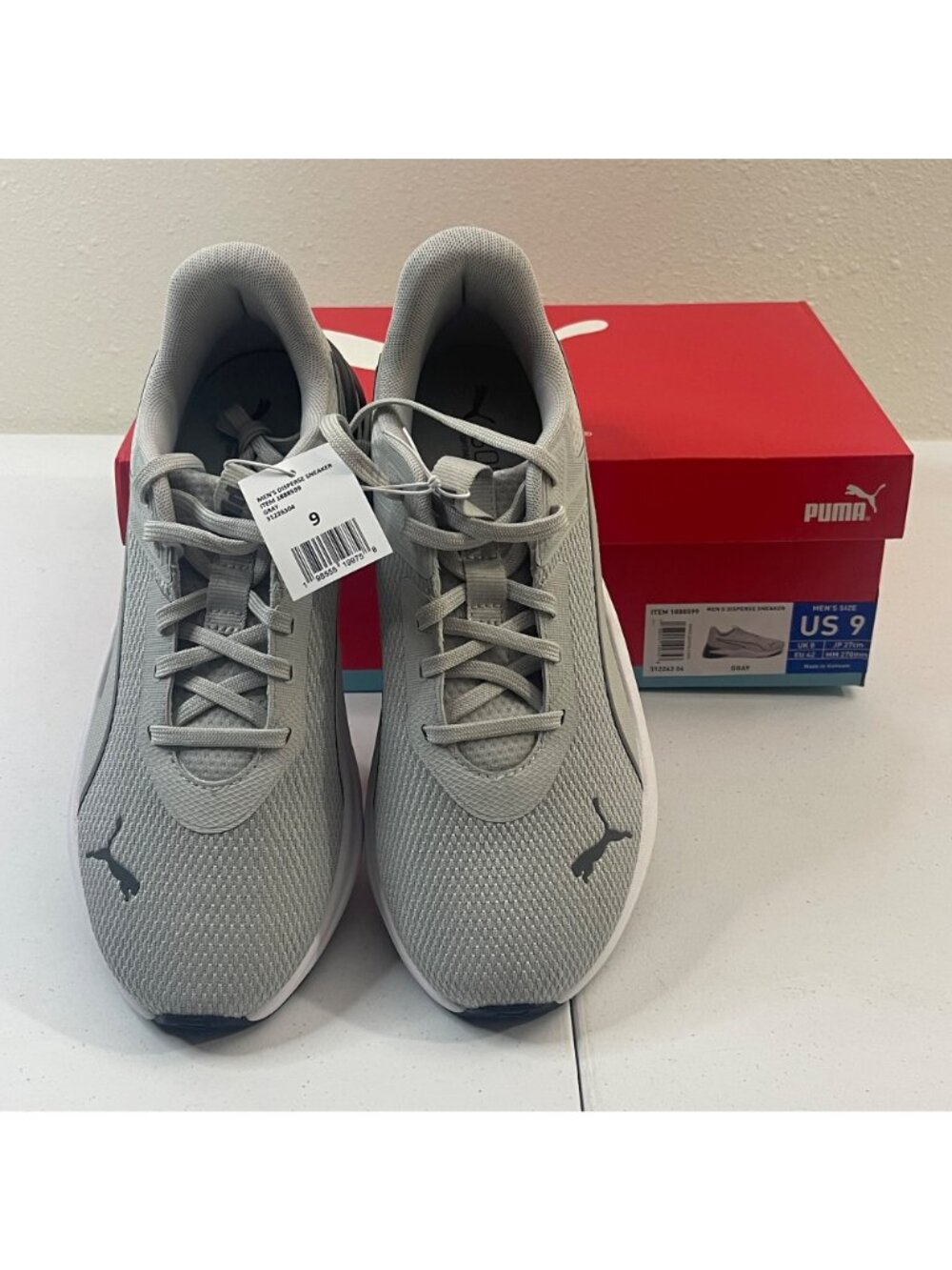 PUMA Men’s Disperse Sneakers Gray SoftFoam+ Training Shoes Size 9 - Picture 8 of 12